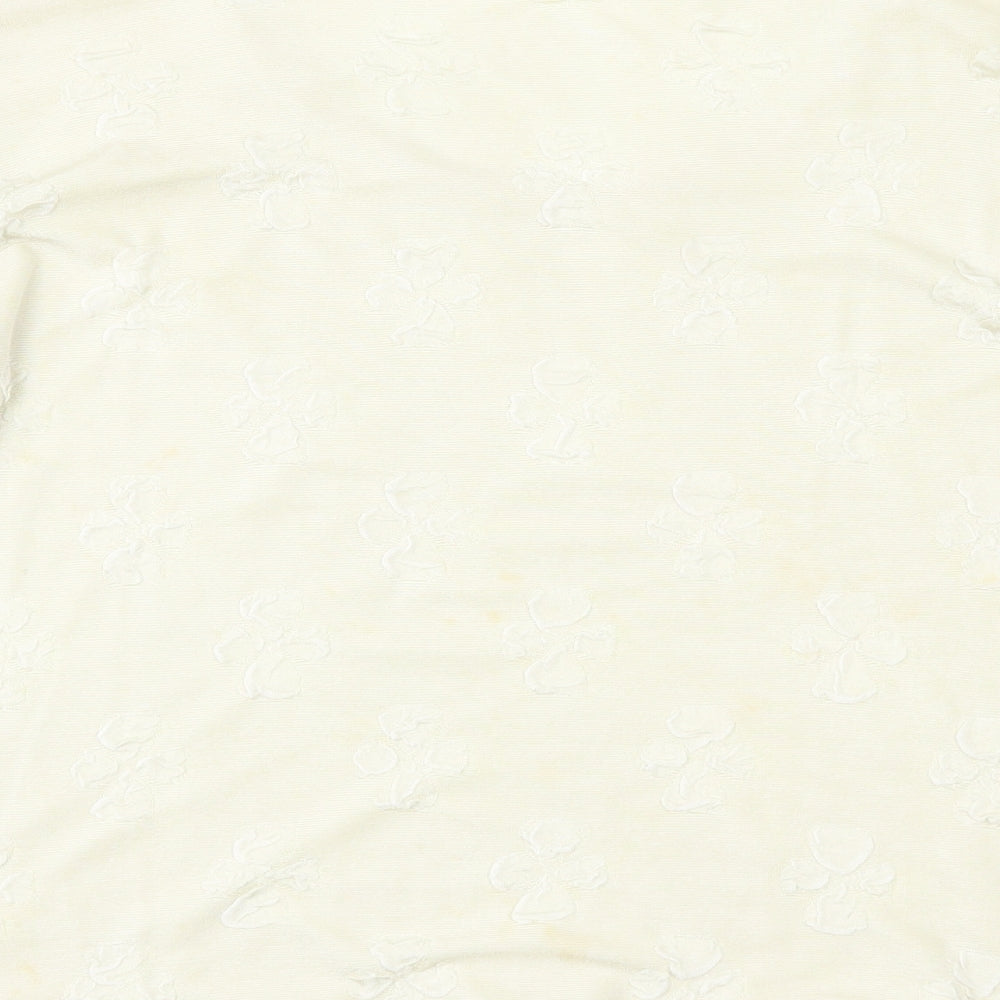 Preworn Womens Yellow   Basic Blouse Size 12