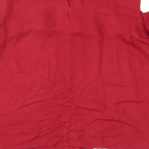 Avon Womens Red   Basic Blouse Size 14