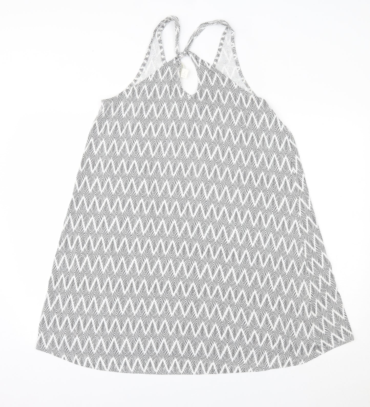H&M Womens White   A-Line  Size M