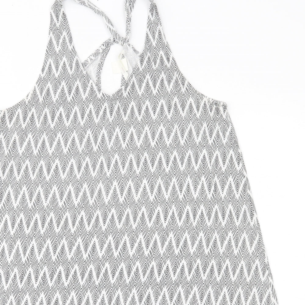 H&M Womens White   A-Line  Size M