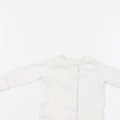 F&F Baby White   Babygrow One-Piece Size 0-3 Months