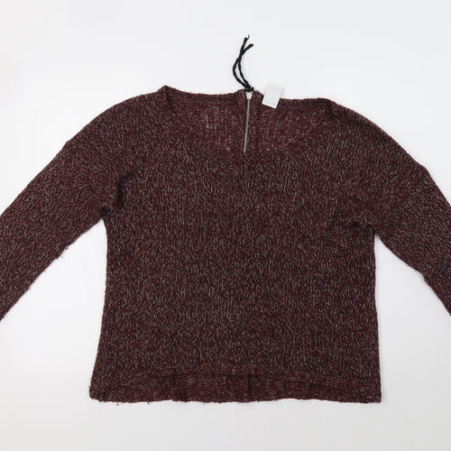 VERO MODA Womens Purple   Pullover Jumper Size M