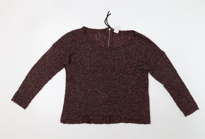 VERO MODA Womens Purple   Pullover Jumper Size M