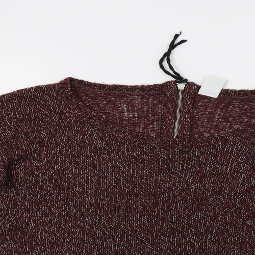 VERO MODA Womens Purple   Pullover Jumper Size M