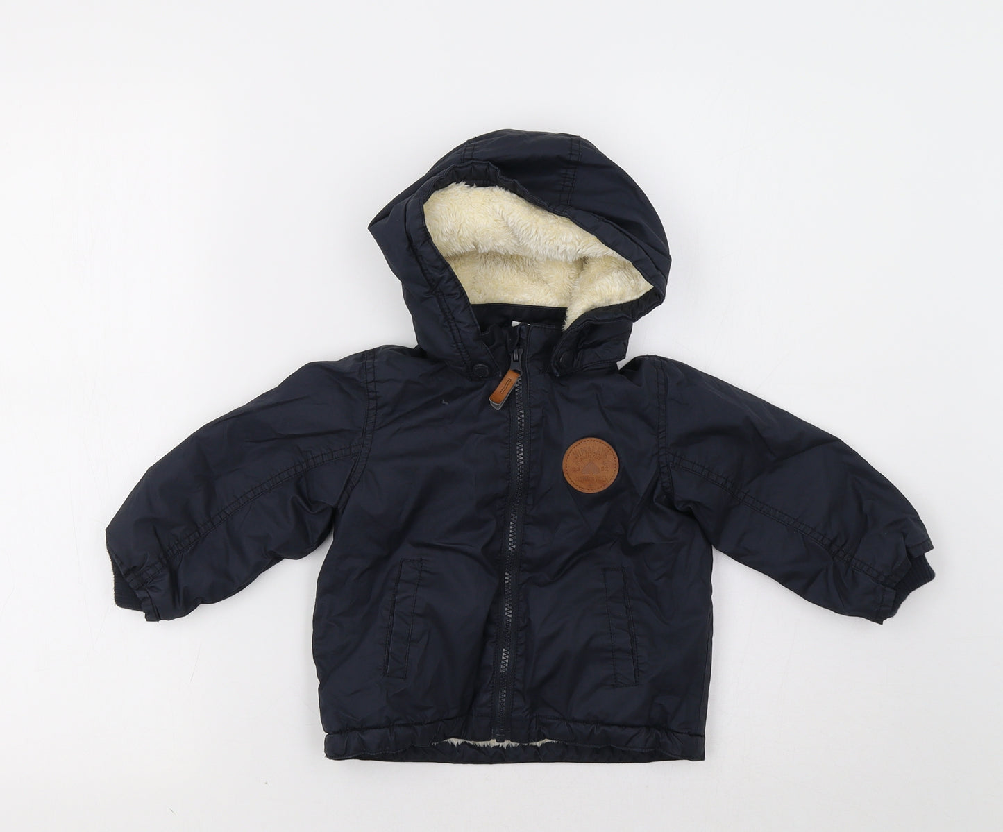 H&M Baby Blue   Puffer Jacket Jacket Size 12-18 Months  - Fluffy Lining