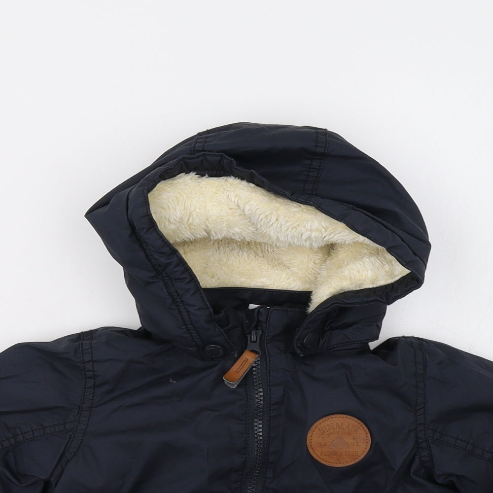 H&M Baby Blue   Puffer Jacket Jacket Size 12-18 Months  - Fluffy Lining