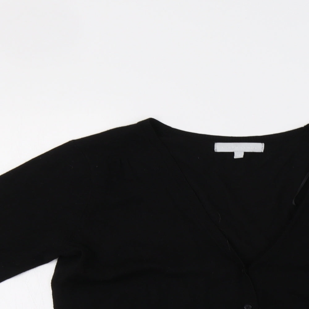 Red Herring Womens Black   Cardigan Jumper Size 12