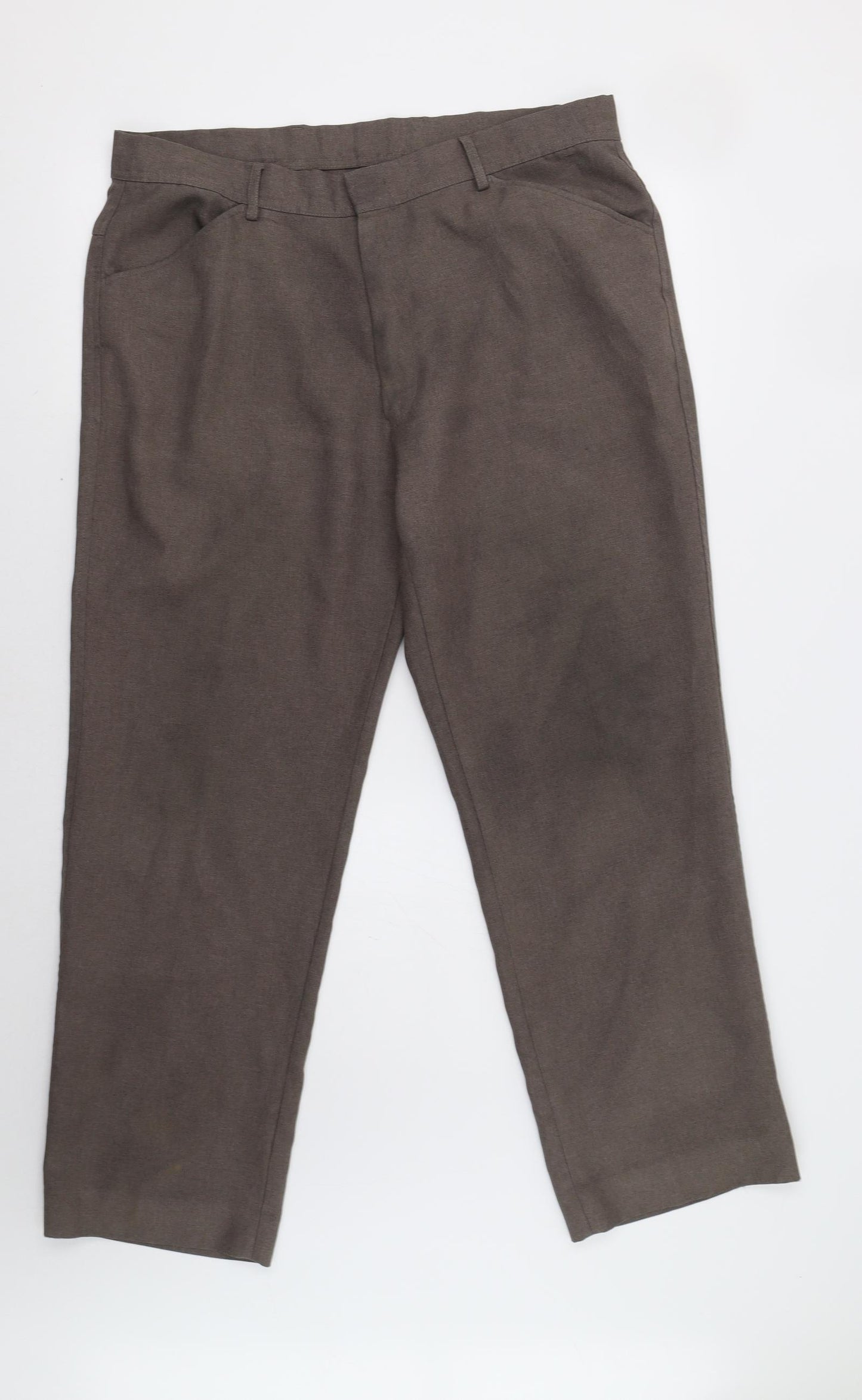 Farah Mens Beige   Dress Pants Trousers Size 38 L29 in