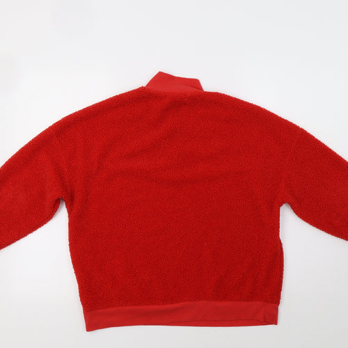 New Look Womens Red   Pullover Sweatshirt Size 10
