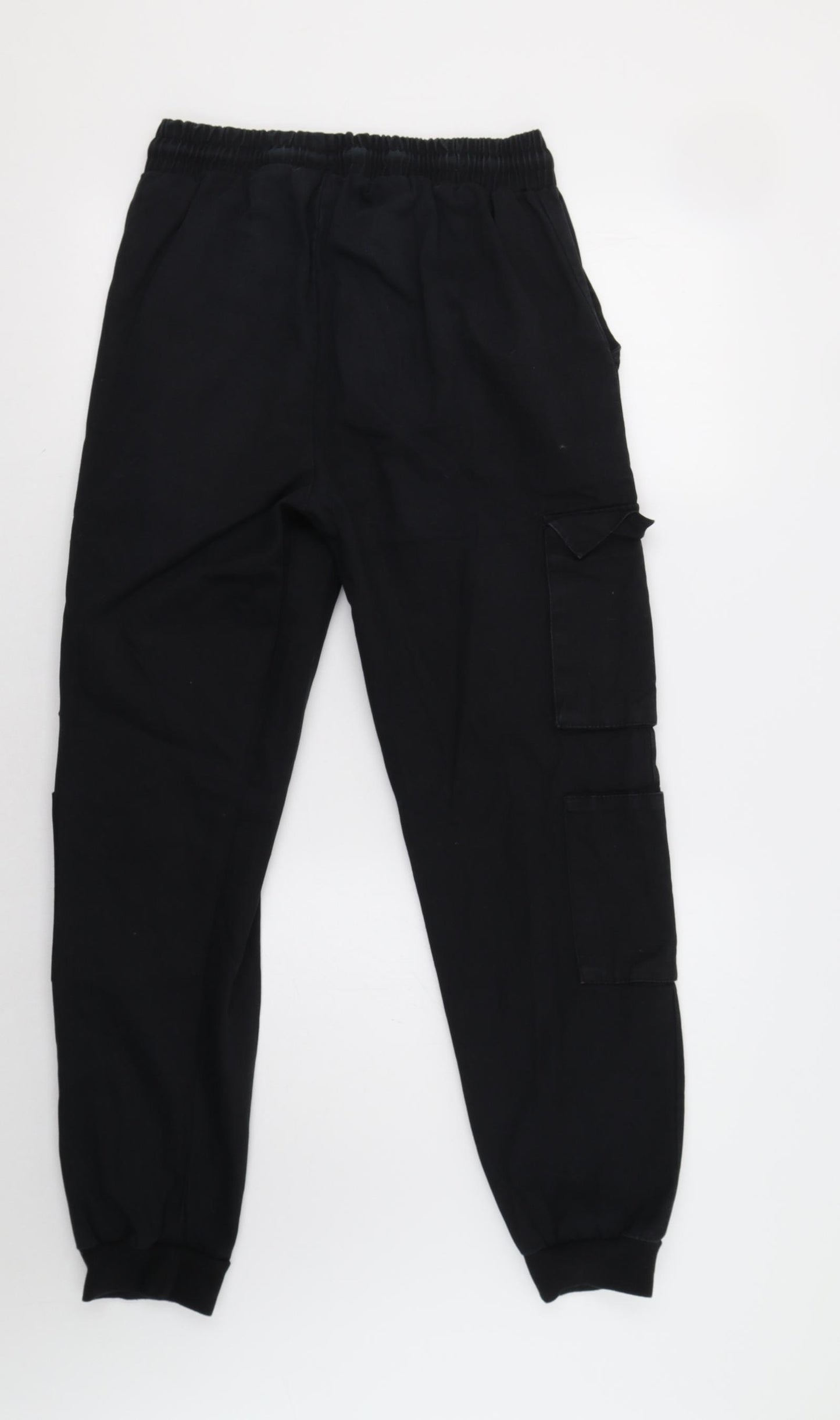 Boohoo Man Mens Black   Cargo Trousers Size XL L29 in