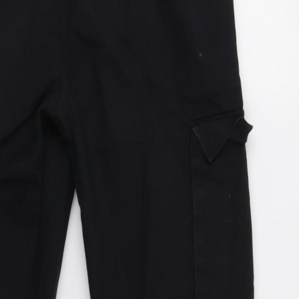 Boohoo Man Mens Black   Cargo Trousers Size XL L29 in