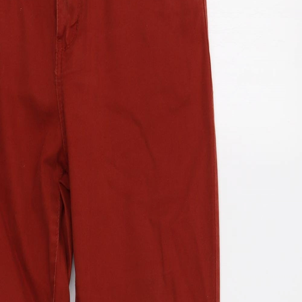 Peacocs Womens Red   Skinny Jeans Size 12 L31 in