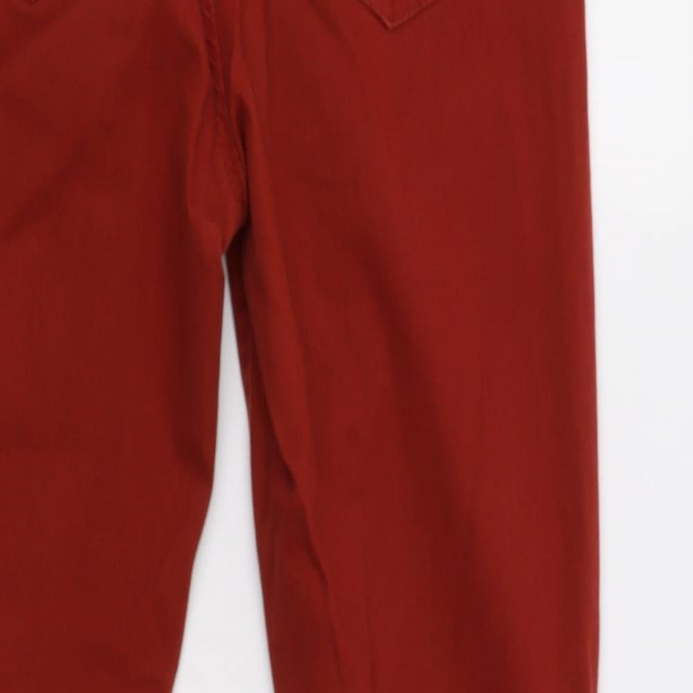 Peacocs Womens Red   Skinny Jeans Size 12 L31 in