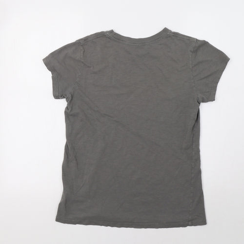 Lucky Brand Womens Grey   Basic T-Shirt Size M  - Mickey Mouse