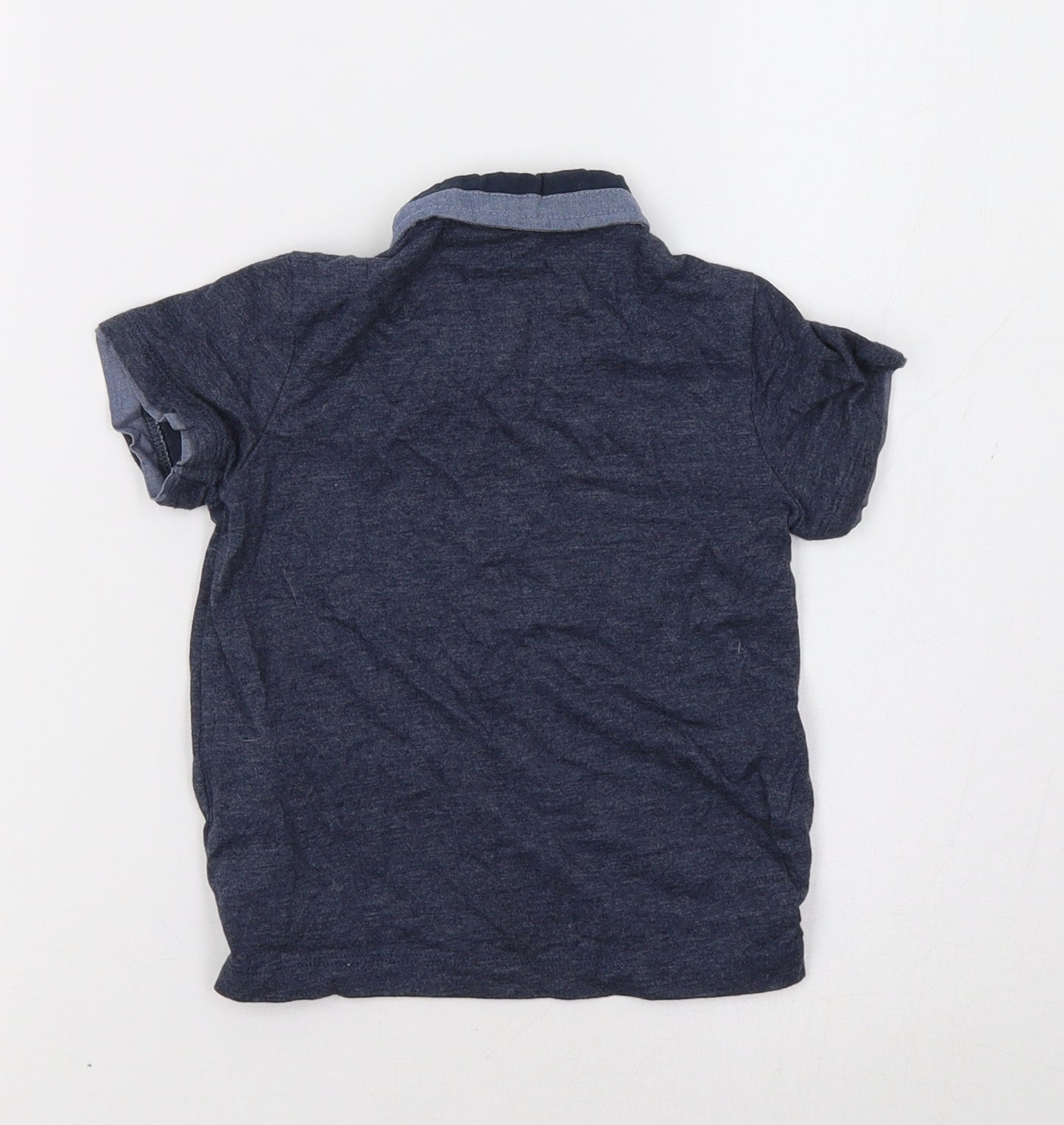F&F Baby Blue   Basic Polo Size 12-18 Months