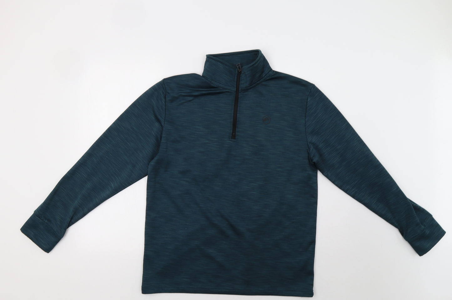 F&F Mens Green   Henley Sweatshirt Size L