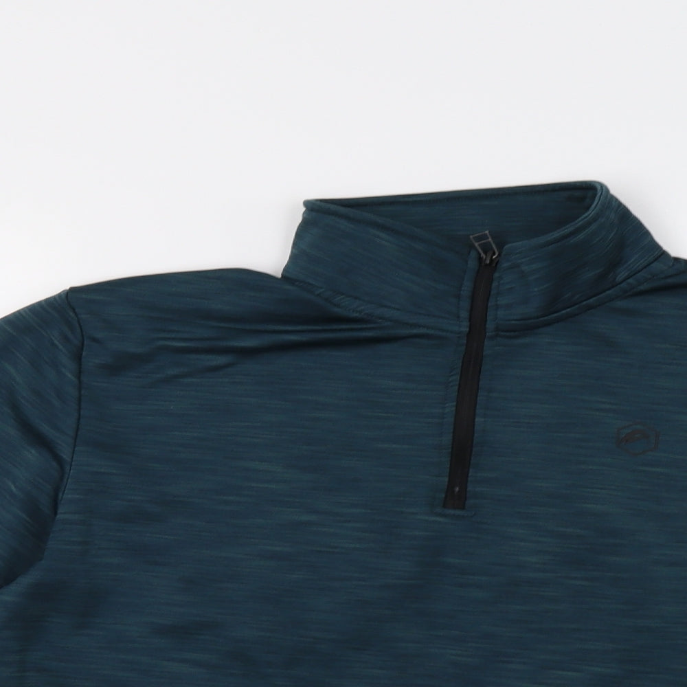 F&F Mens Green   Henley Sweatshirt Size L