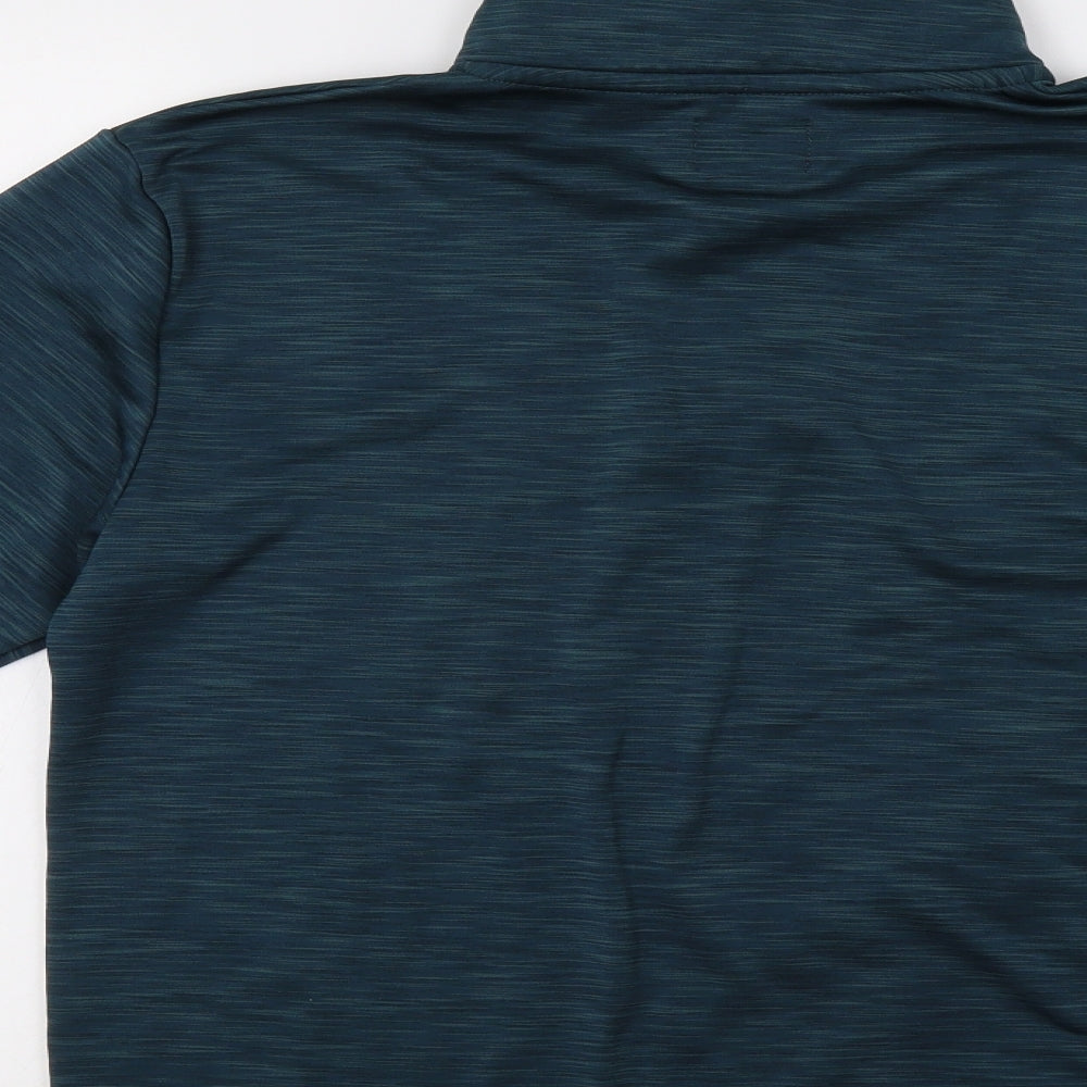 F&F Mens Green   Henley Sweatshirt Size L