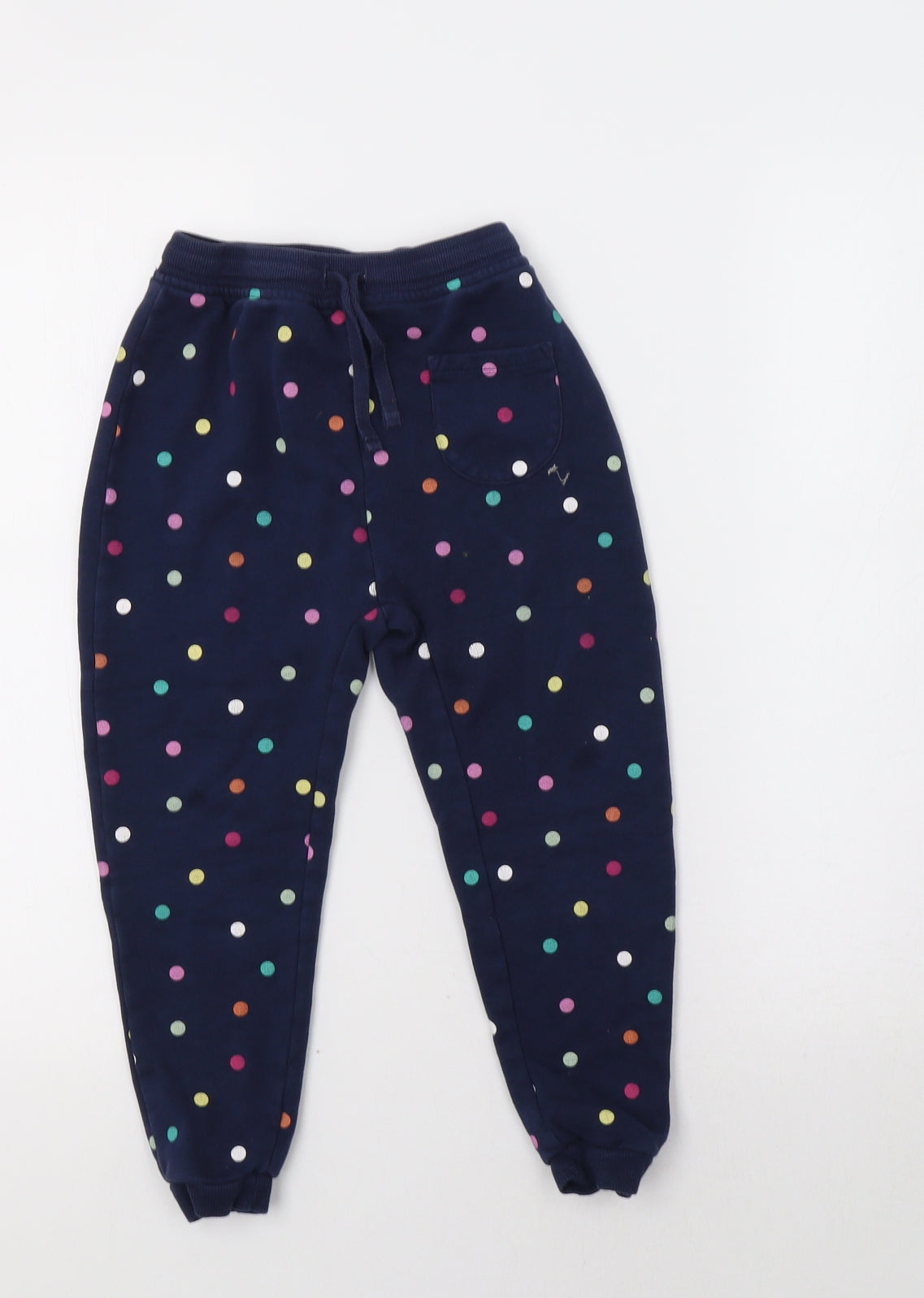 George Girls Blue Polka Dot  Jogger Trousers Size 5-6 Years