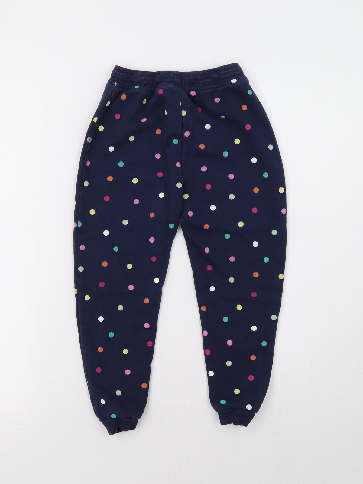 George Girls Blue Polka Dot  Jogger Trousers Size 5-6 Years