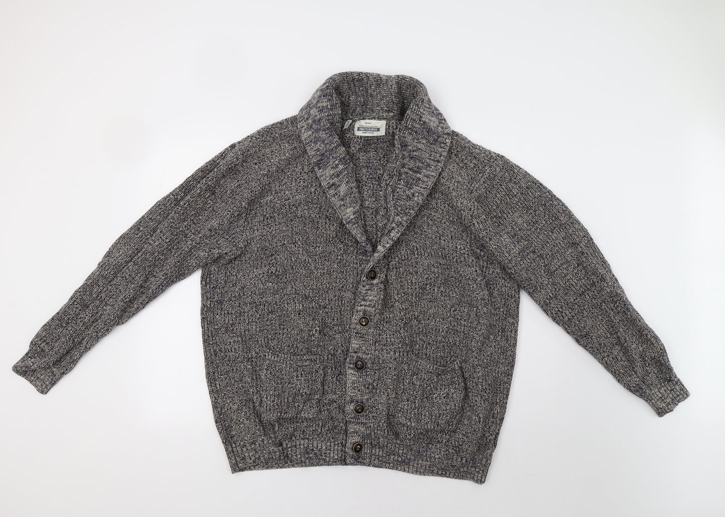 Jacamo Mens Grey   Cardigan Jumper Size XL