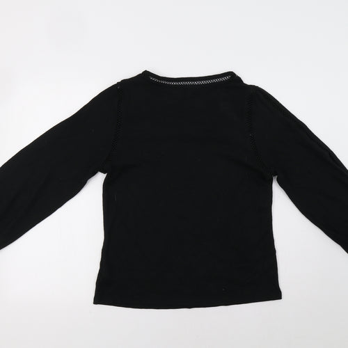 NEXT Womens Black   Henley Jumper Size 12