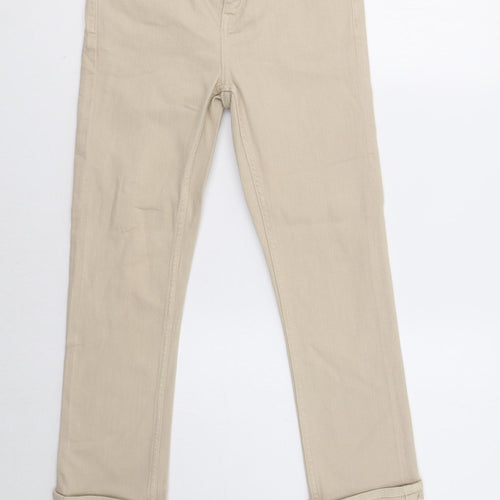Fat Face Womens Beige   Capri Jeans Size 6 L25 in