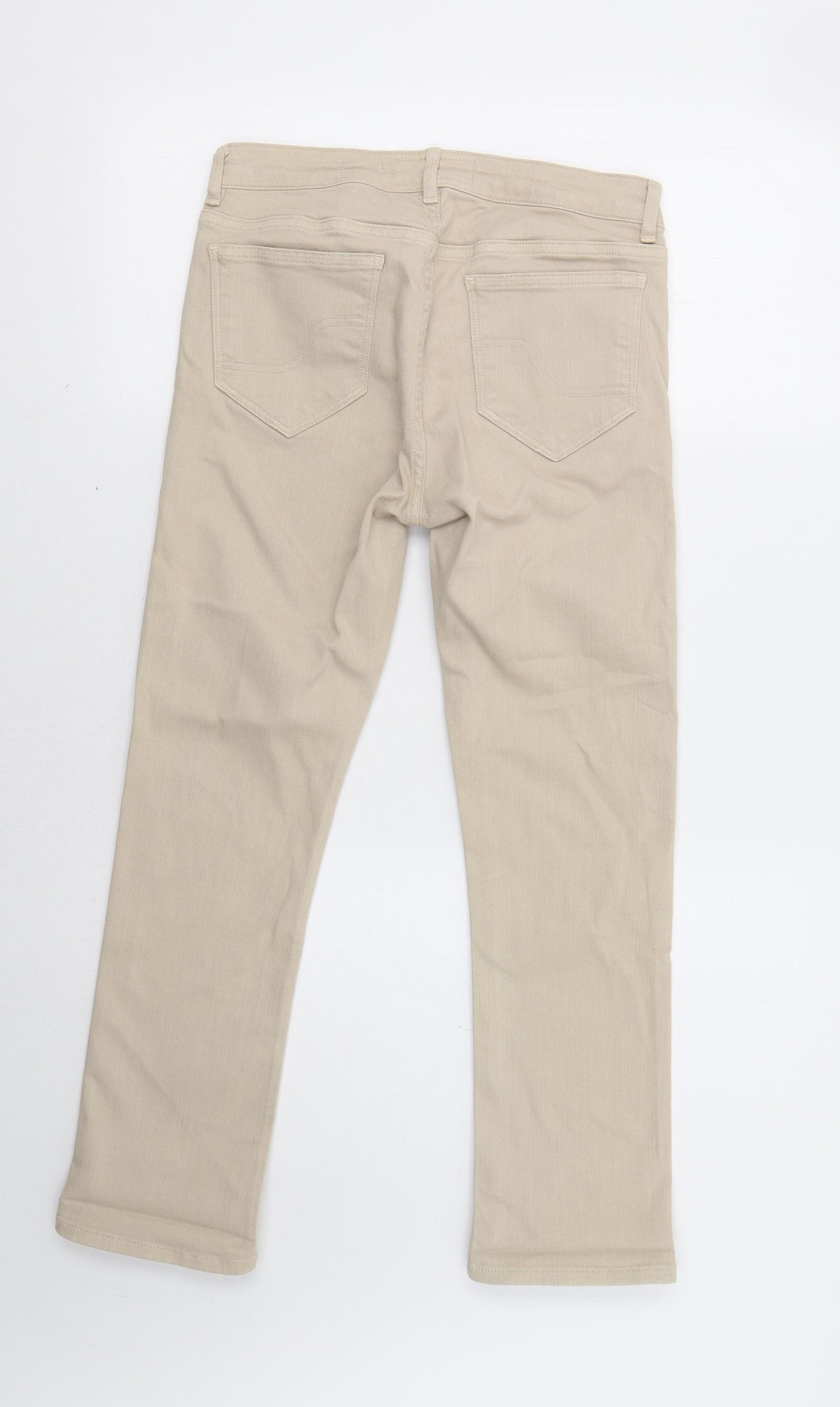 Fat Face Womens Beige   Capri Jeans Size 6 L25 in