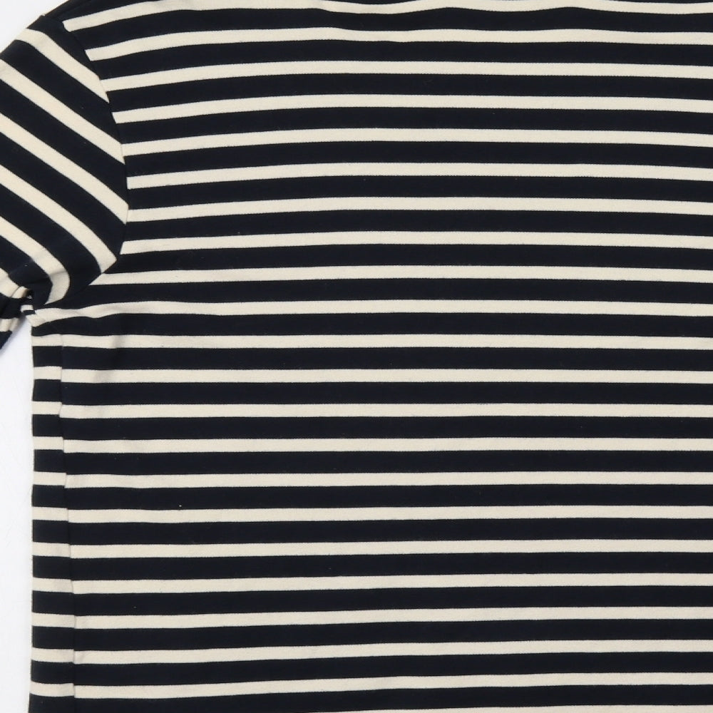 Captain Corsaire Womens Blue Striped  Basic T-Shirt Size M
