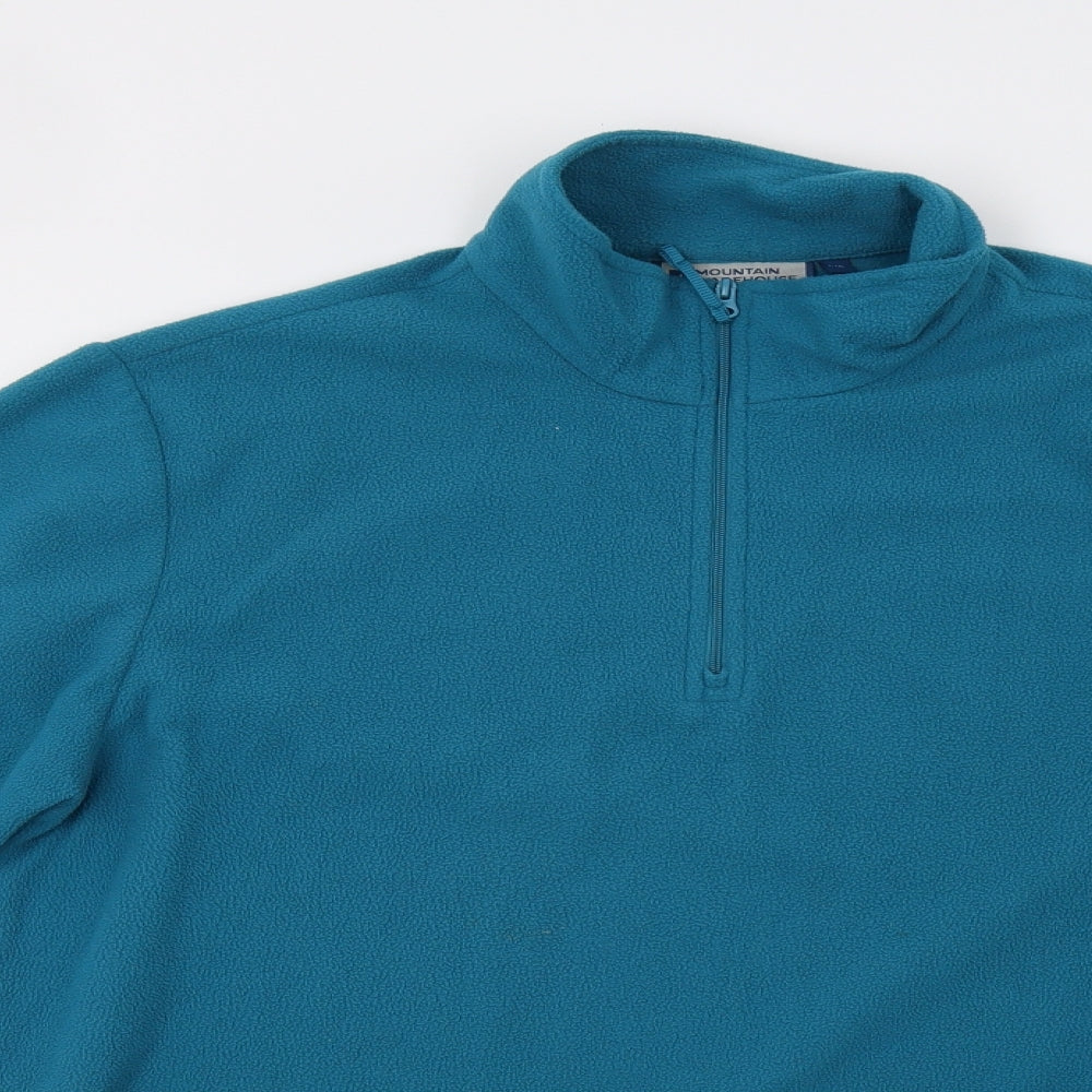 Mountain Warehouse Womens Blue  Fleece Pullover Sweatshirt Size L