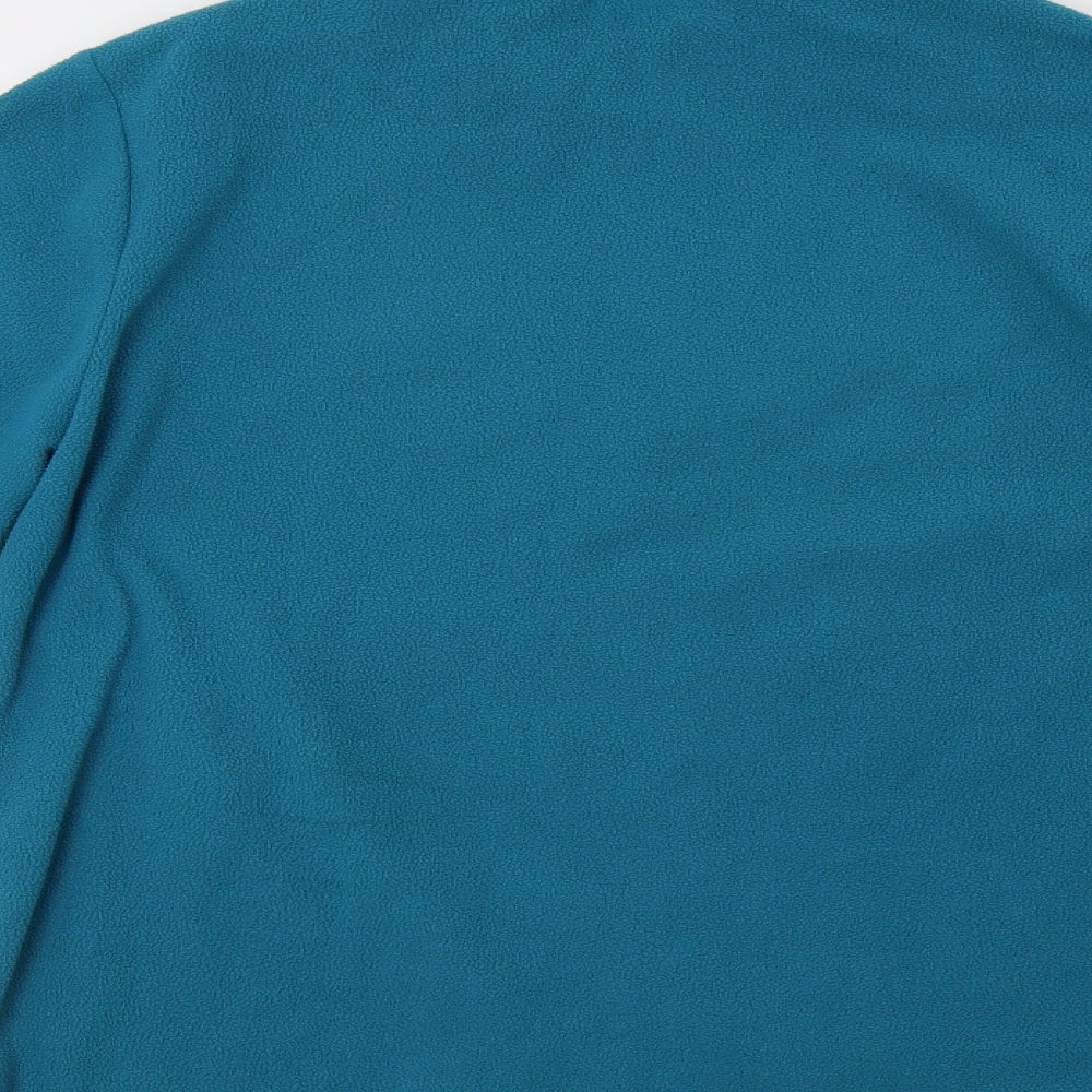 Mountain Warehouse Womens Blue  Fleece Pullover Sweatshirt Size L