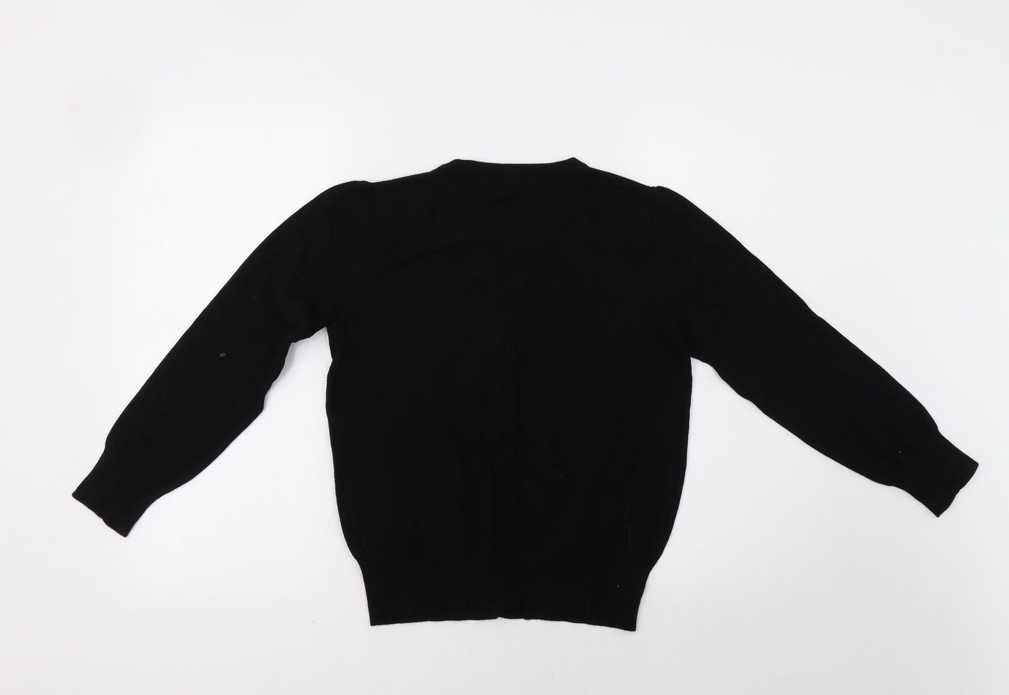 M&S Womens Black   Cardigan Jumper Size 12
