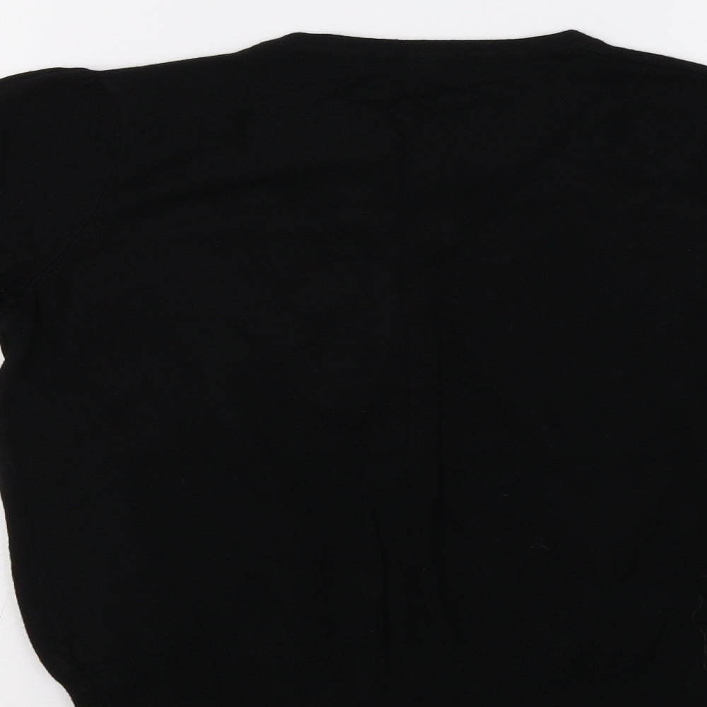 M&S Womens Black   Cardigan Jumper Size 12