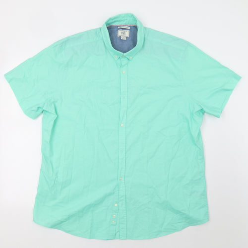 F&F Mens Green    Button-Up Size 2XL