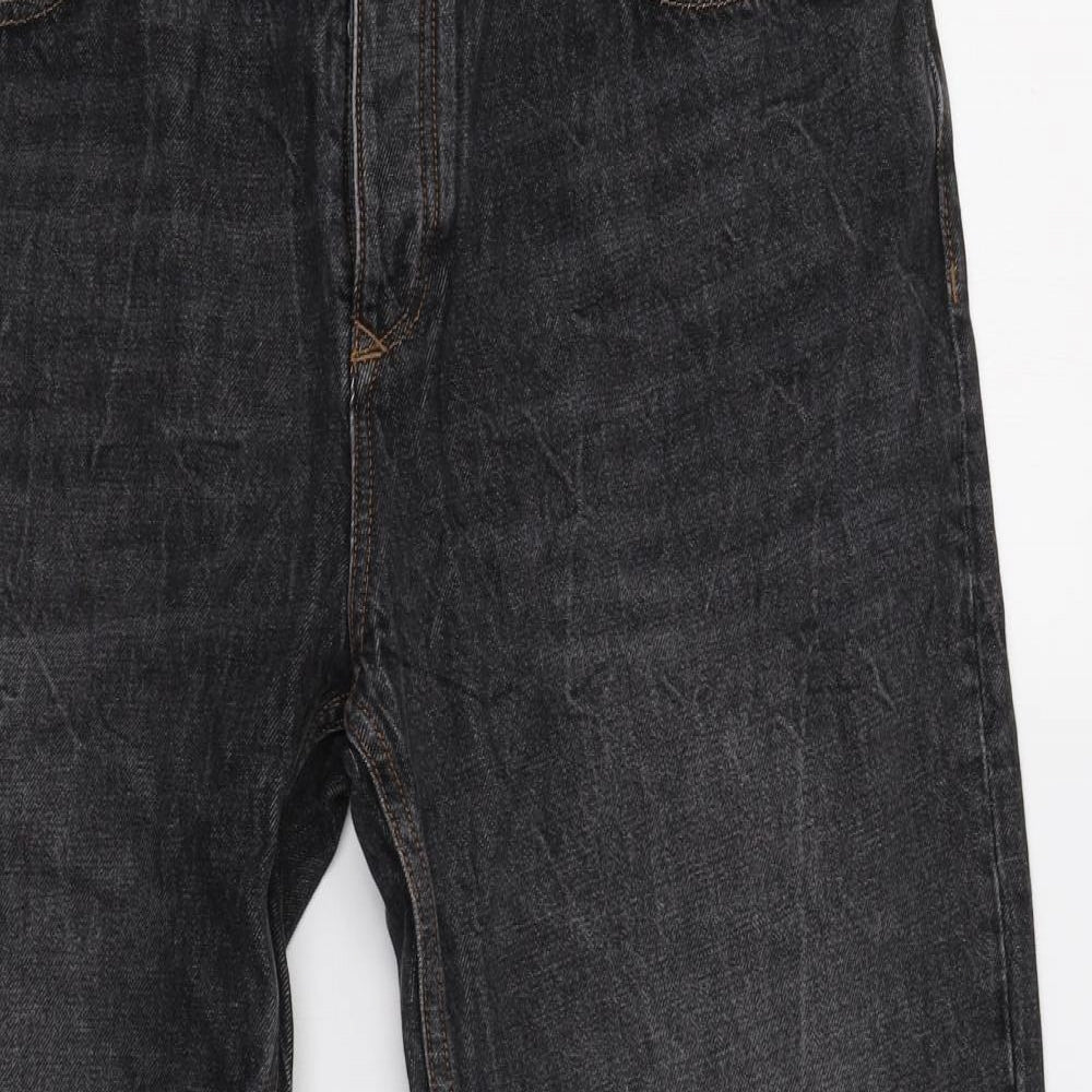 River Island Mens Black   Straight Jeans Size 36 L30 in