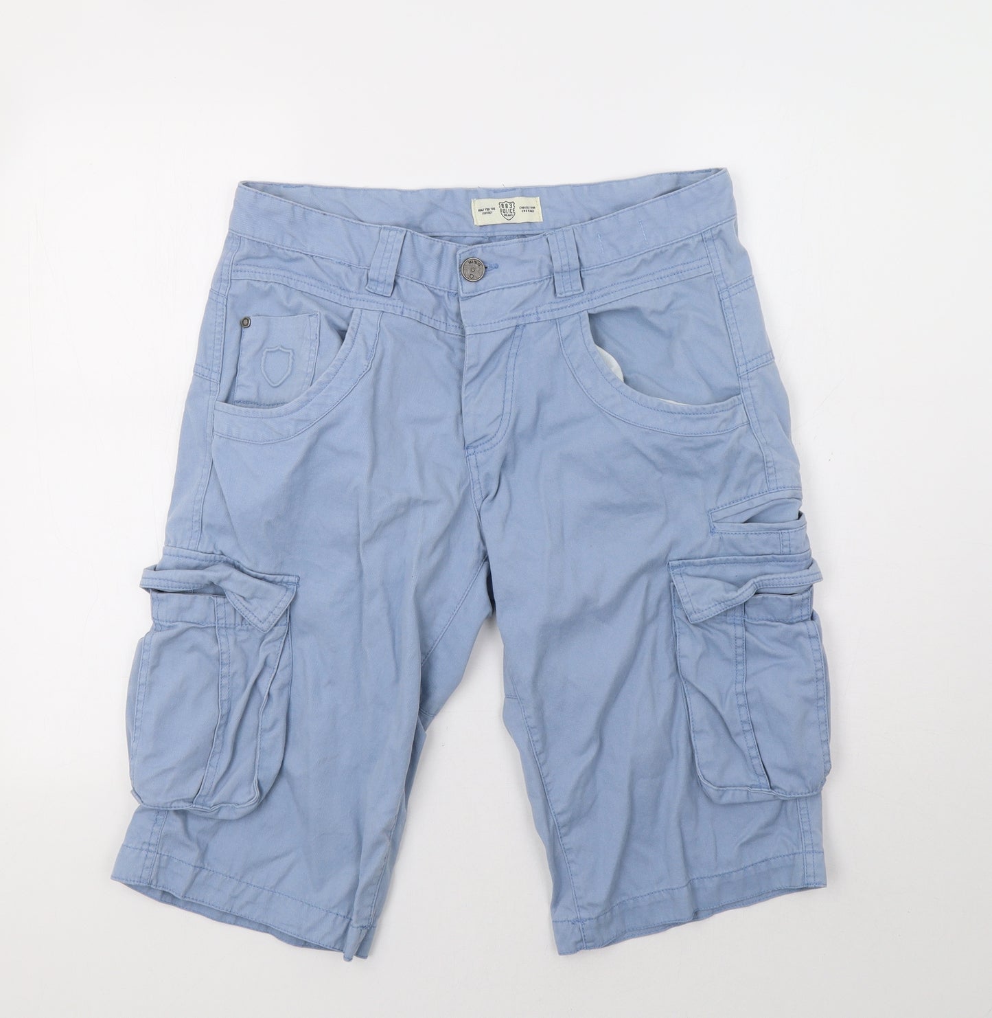 883 Police Mens Blue   Cargo Shorts Size 32