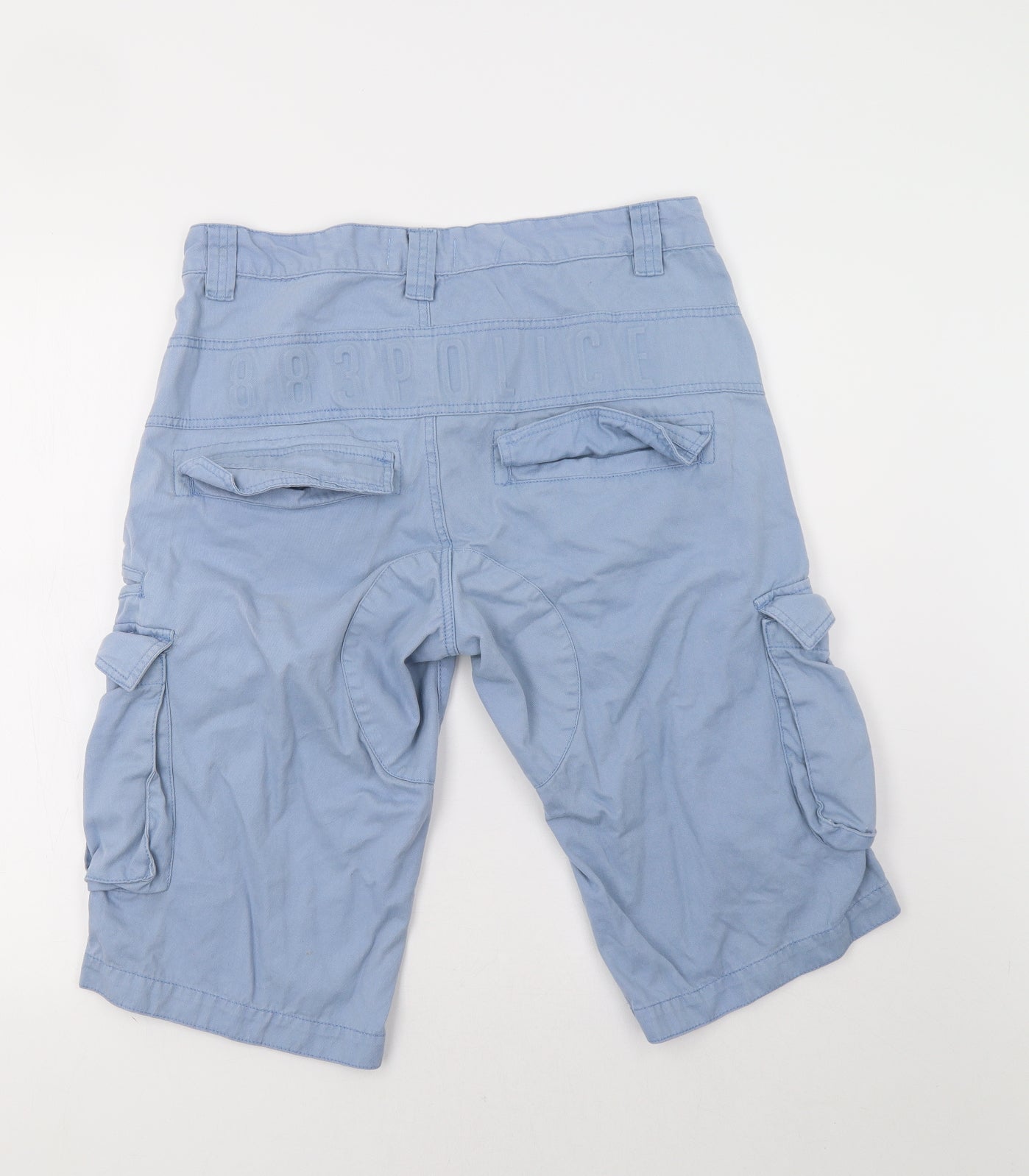 883 Police Mens Blue   Cargo Shorts Size 32