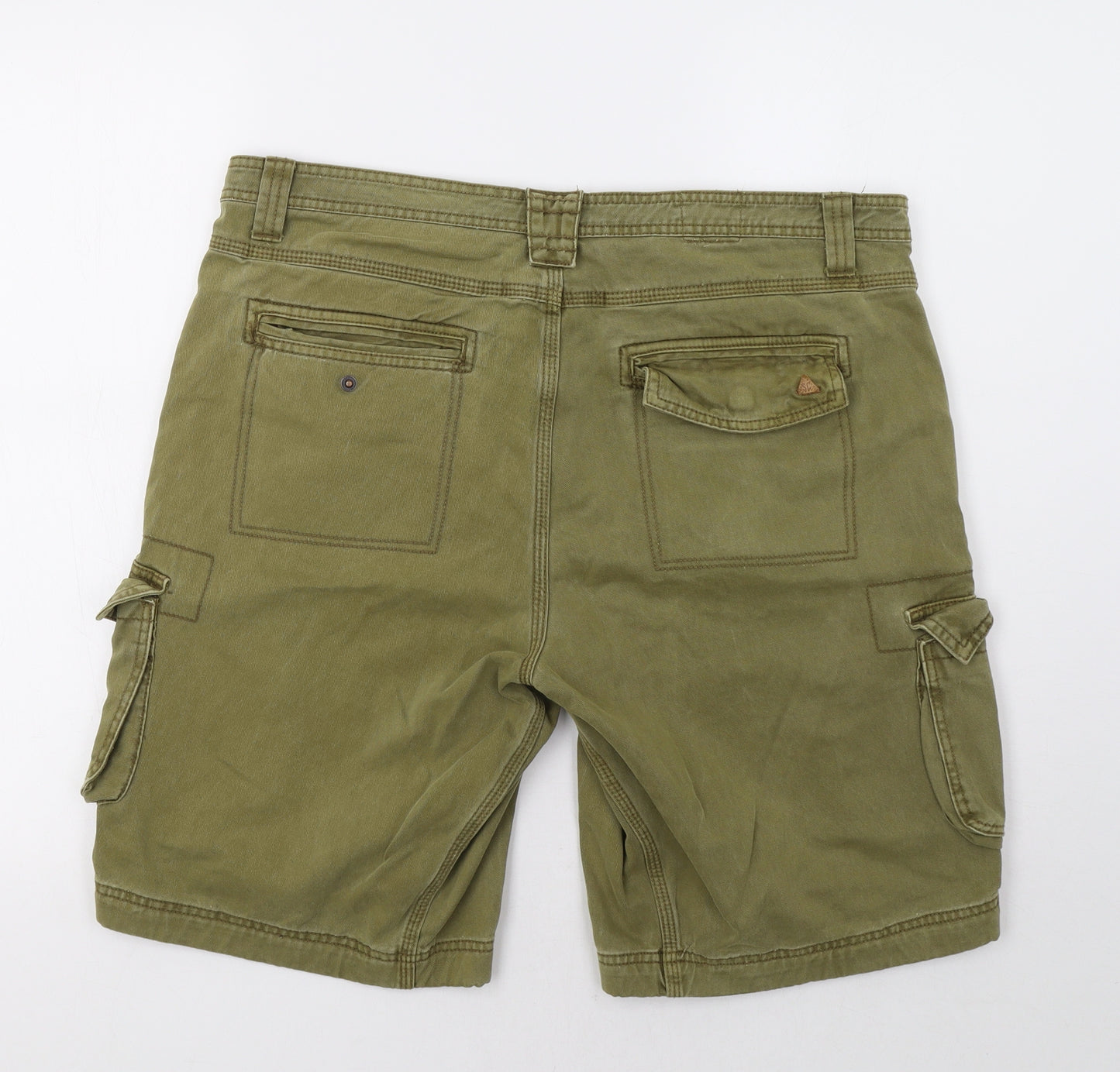 SoulCal&Co Mens Green   Cargo Shorts Size 36