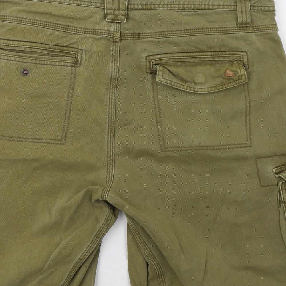 SoulCal&Co Mens Green   Cargo Shorts Size 36