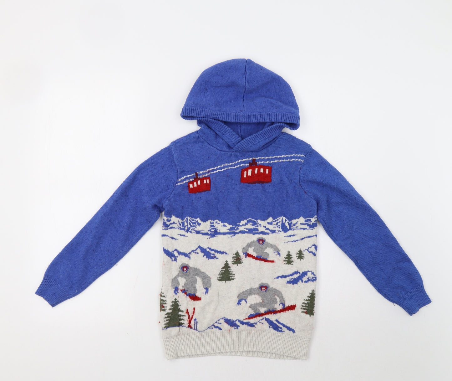 Fat Face Girls Blue   Pullover Jumper Size 10-11 Years  - Winter
