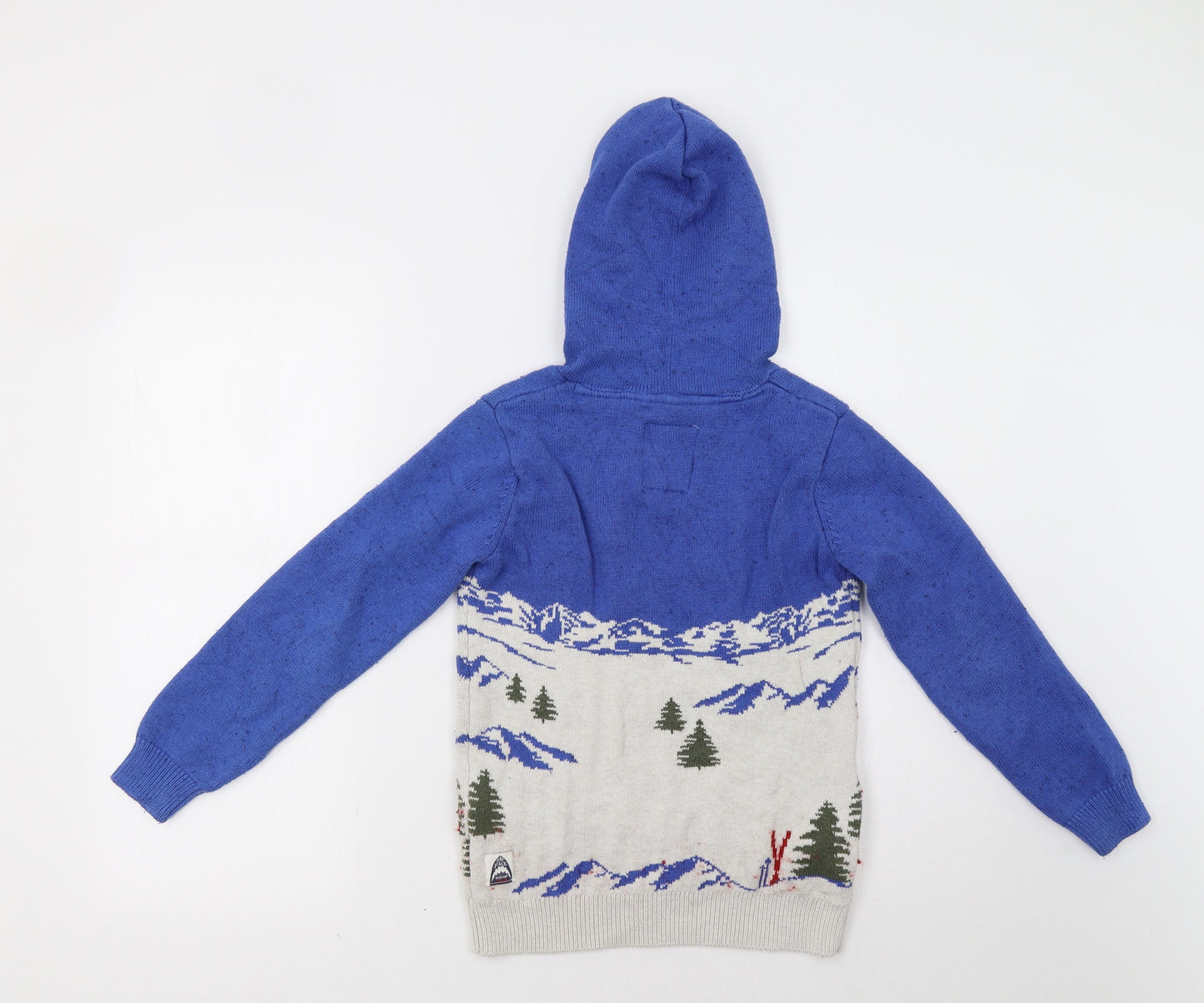 Fat Face Girls Blue   Pullover Jumper Size 10-11 Years  - Winter
