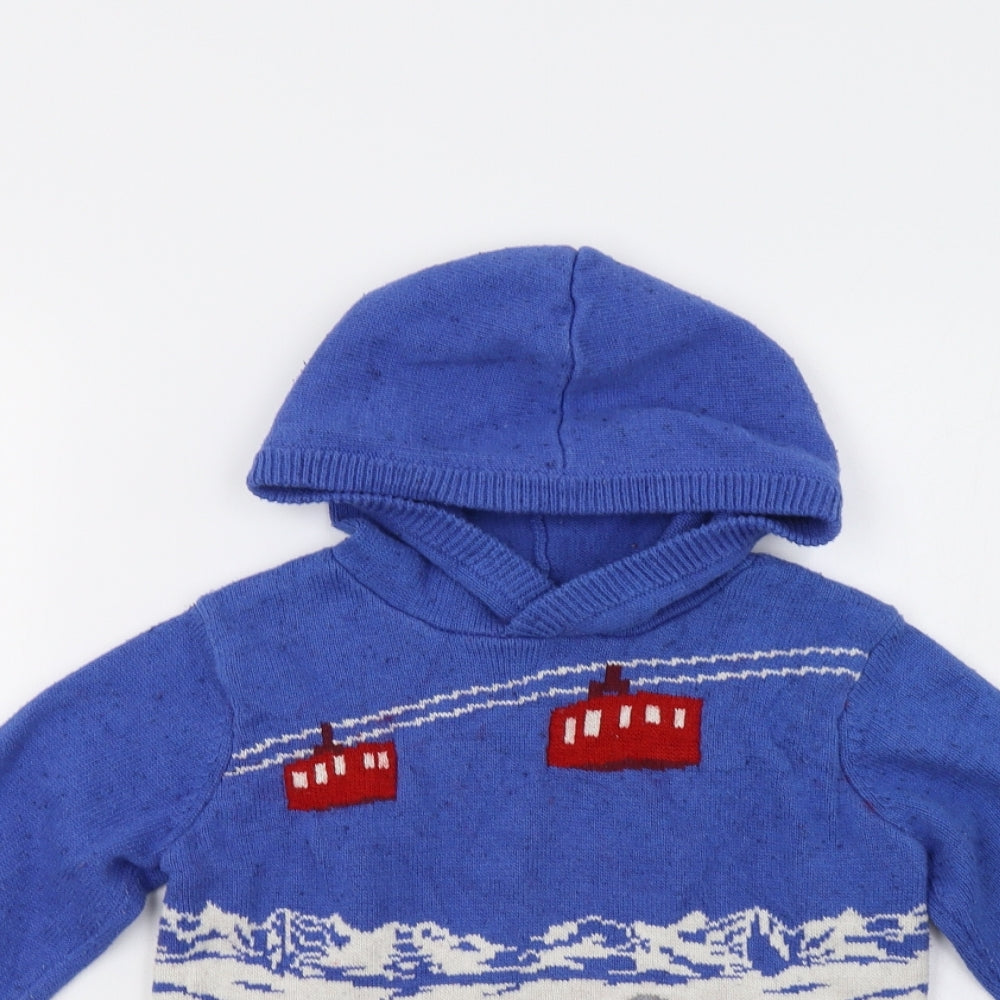 Fat Face Girls Blue   Pullover Jumper Size 10-11 Years  - Winter