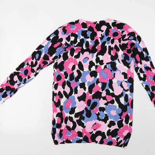 M&S Womens Multicoloured Floral  Shrug Jumper Size 16