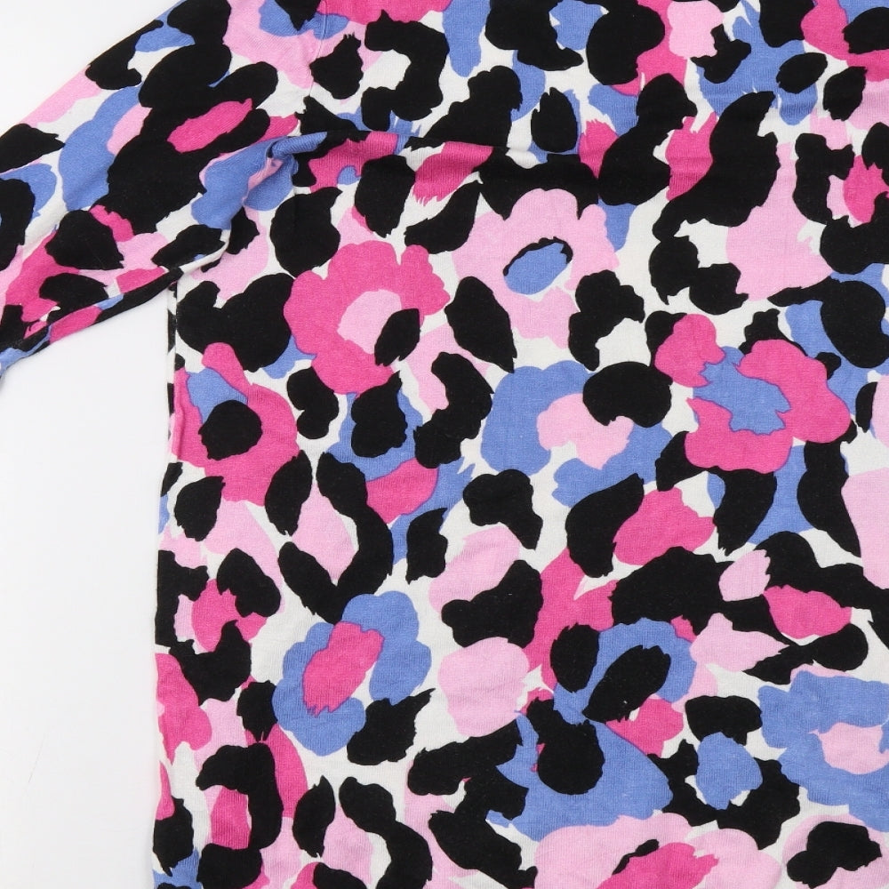 M&S Womens Multicoloured Floral  Shrug Jumper Size 16