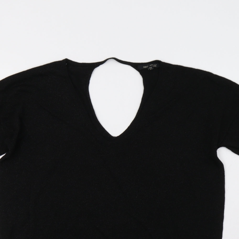 NEXT Womens Black   Pullover Jumper Size 14