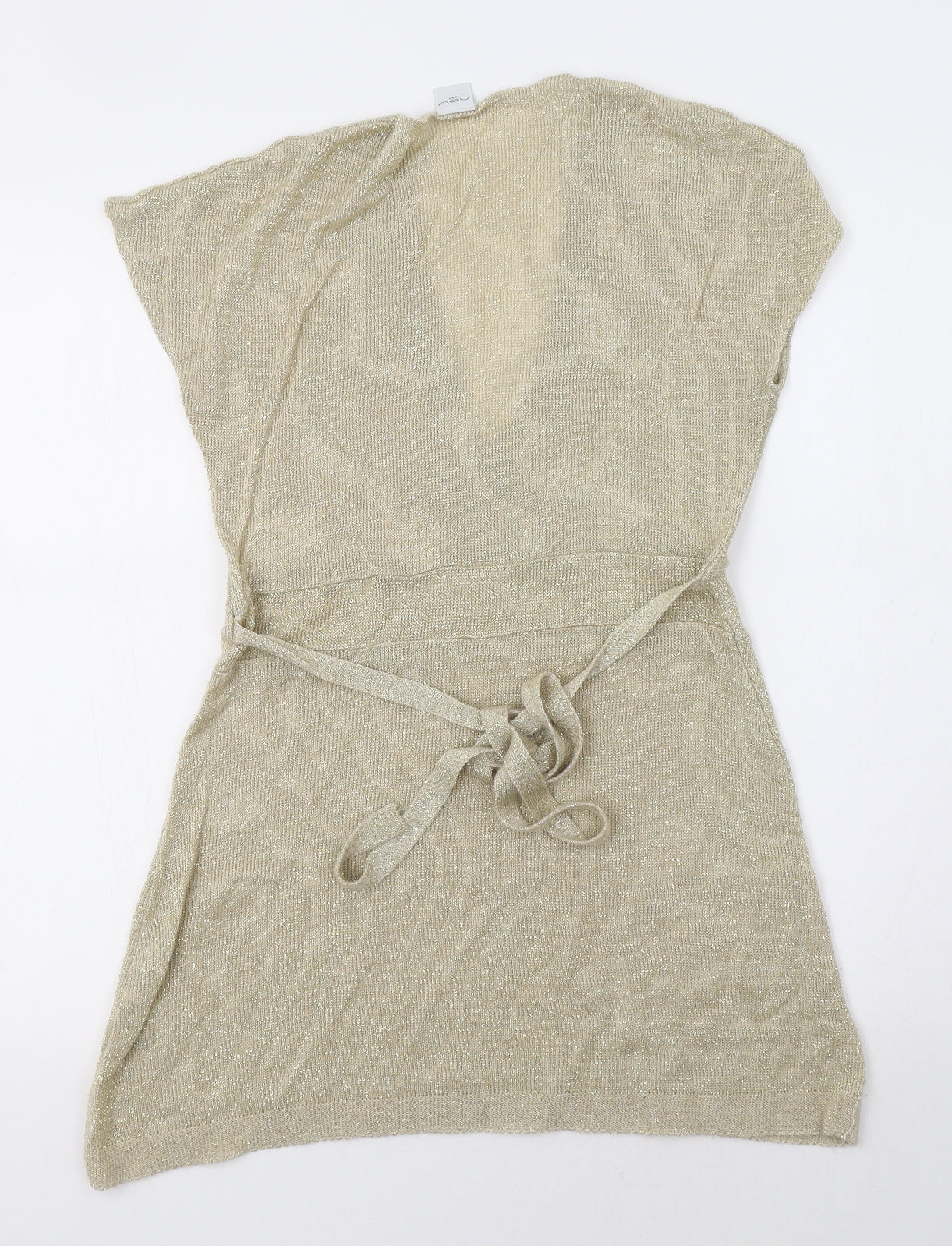 New Look Womens Gold   Tunic Jumper Size 14