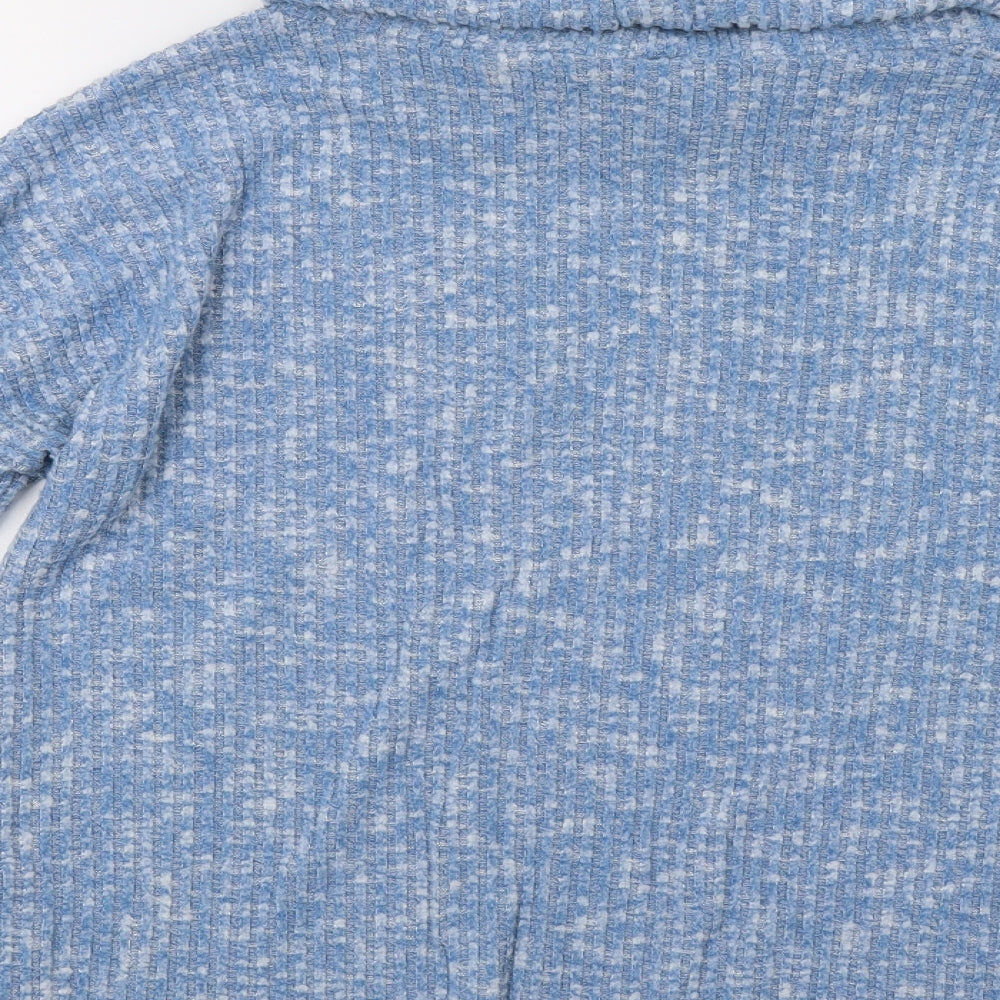 Nutmeg Womens Blue   Pullover Jumper Size 10