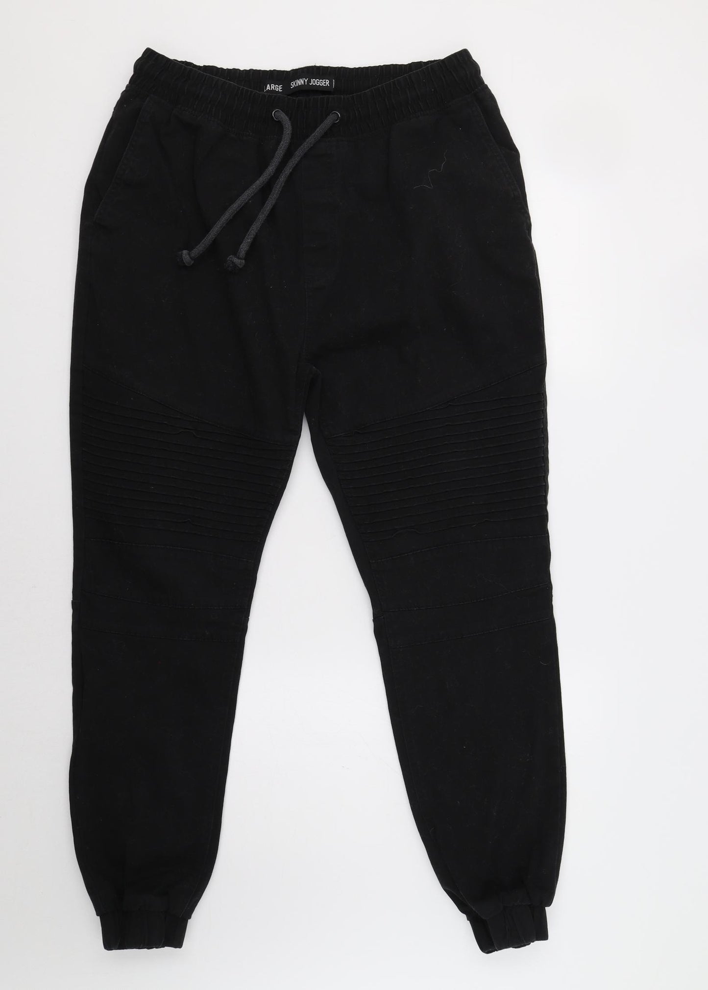 Primark Mens Black   Jogger Trousers Size L L30 in