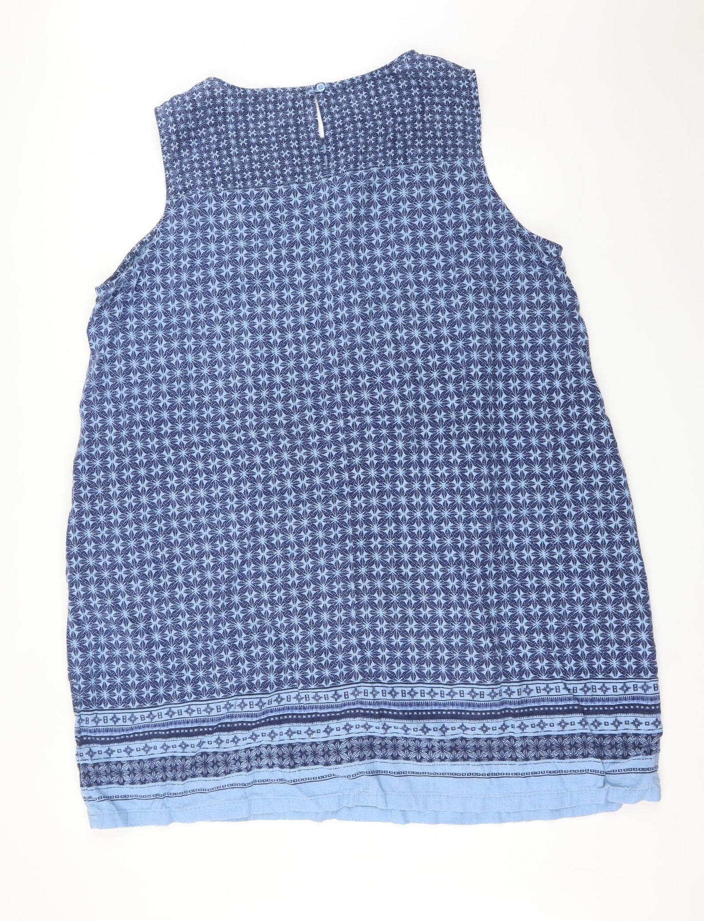 NEXT Womens Blue Geometric  Pencil Dress  Size 26