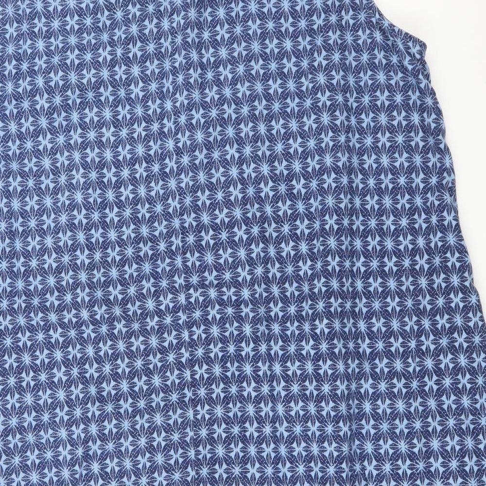 NEXT Womens Blue Geometric  Pencil Dress  Size 26
